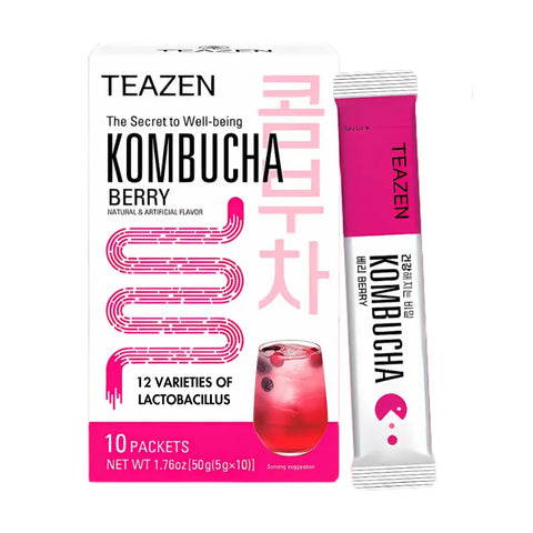 TEAZEN Kombucha Fruits Rouges – 10 sachets