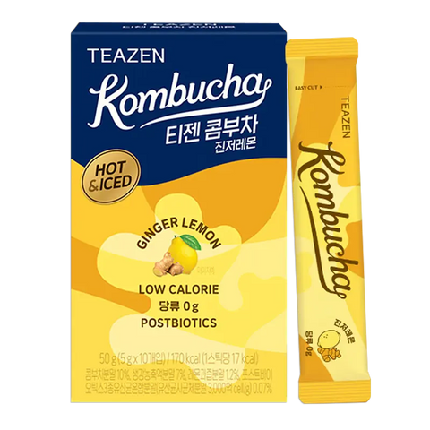 Kombucha Citron Gingembre – Immunité – Équilibre interne