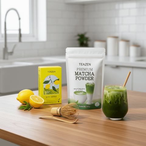 Macha Premium 500g + Matcha lemon 