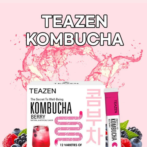 TEAZEN Kombucha Fruits Rouges – 10 sachets