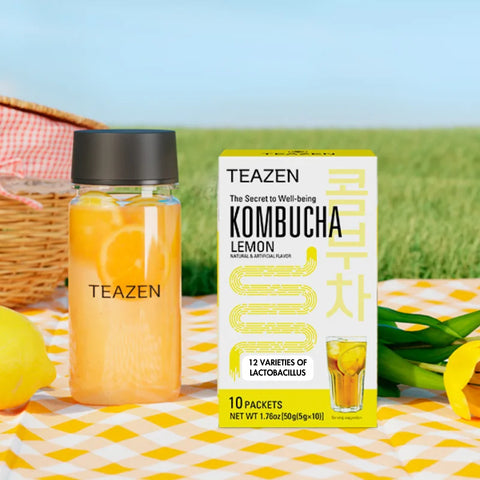 TEAZEN Kombucha Citron Classique – 10 sachets