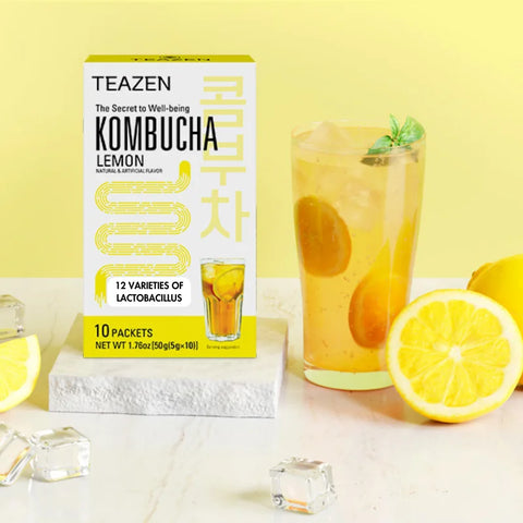 TEAZEN Kombucha Citron Classique – 10 sachets