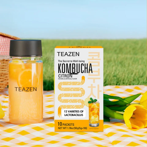 TEAZEN Kombucha Yuzu Coréen – 10 sachets