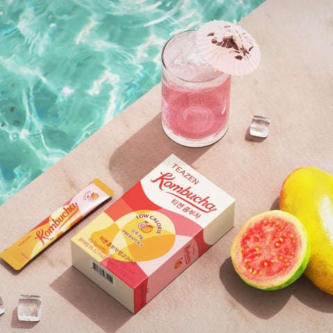 TEAZEN Kombucha Mangue Goyave – 10 sachets