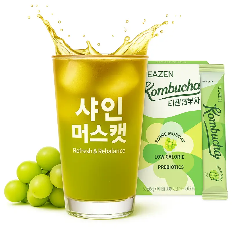 [TZ-KOSMU] TEAZEN Shine Muscat Kombucha Tea